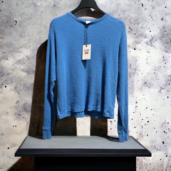 RE/DONE Thermal Long Sleeve Tee, NWT - Picture 1 of 5
